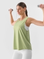 Camisola de Alças para Mulher - Verde  - 4FWSS25TFSLF412