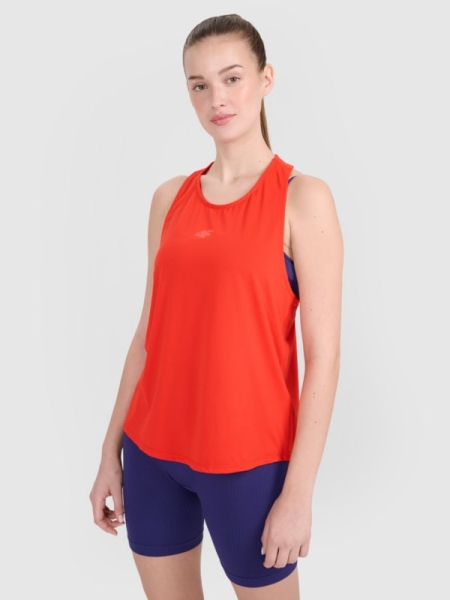 FNK sem mangas 4FWSS25TFSLF412 Vermelho