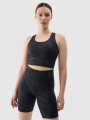 Top de treino de secagem rápida para mulher - preto 4FWSS25TFSLF413 preto