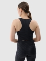 Top de treino de secagem rápida para mulher - preto 4FWSS25TFSLF413 preto