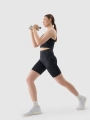 Top de treino de secagem rápida para mulher - preto 4FWSS25TFSLF413 preto
