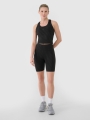 Top de treino de secagem rápida para mulher - preto 4FWSS25TFSLF413 preto