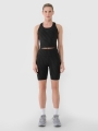 Top de treino de secagem rápida para mulher - preto 4FWSS25TFSLF413 preto
