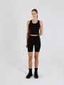 Top de treino de secagem rápida para mulher - preto 4FWSS25TFSLF413 preto