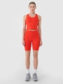 Top de treino de secagem rápida para mulher - vermelho 4FWSS25TFSLF413 Vermelho