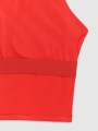 Top de treino de secagem rápida para mulher - vermelho 4FWSS25TFSLF413 Vermelho