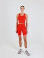 Top de treino de secagem rápida para mulher - vermelho 4FWSS25TFSLF413 Vermelho