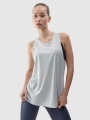 Camisola de Alças para Mulher - Cinzento - 4FWSS25TFSLF427             