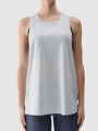 Camisola de Alças para Mulher - Cinzento - 4FWSS25TFSLF427             