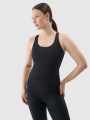 Top de ioga slim de secagem rápida para mulher - preto 4FWSS25TFSLF428 preto