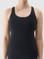 Top de ioga slim de secagem rápida para mulher - preto 4FWSS25TFSLF428 preto