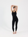 Top de ioga slim de secagem rápida para mulher - preto 4FWSS25TFSLF428 preto