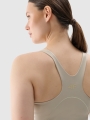 Top de ioga slim de secagem rápida para mulher - verde 4FWSS25TFSLF428 Verde