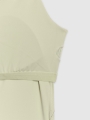 Top de ioga slim de secagem rápida para mulher - verde 4FWSS25TFSLF428 Verde