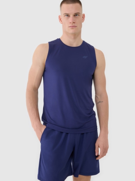 Camisola de Alças Quick Dry para Homem - Azul Marinho - 4FWSS25TFSLM460                                                          