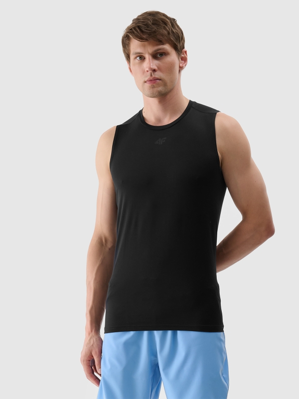Camisola de Alças para Homem - Preto - 4FWSS25TFSLM461                