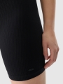 Calções Sem Costuras para Mulher - Preto - 4FWSS25TFSTF014