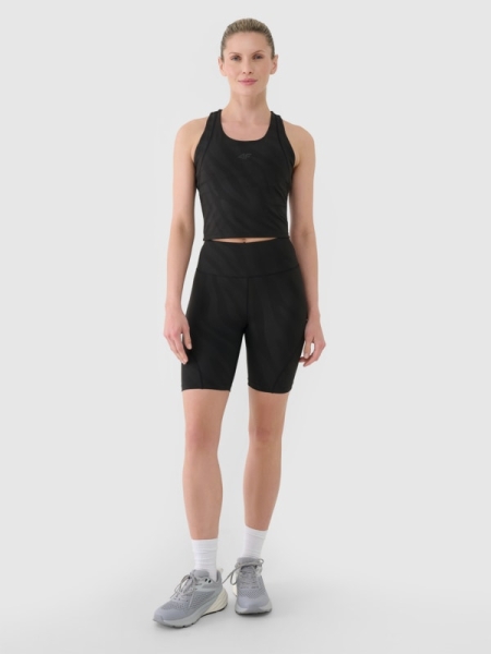 Leggins Cintura Alta para Mulher - Preto - 4FWSS25TFSTF016