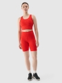 Calções de Ciclismo para Mulher - Vermelho - 4FWSS25TFSTF016