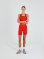 Calções de Ciclismo para Mulher - Vermelho - 4FWSS25TFSTF016