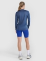 Calções Justos para Mulher - Azul - 4FWSS25TFSTF027        