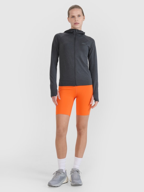 Calções Justos para Mulher - Laranja - 4FWSS25TFSTF027 