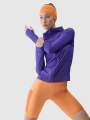 Camisola de Correr com Fecho para Mulher - Azul - 4FWSS25TFSWF474