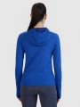 Camisola de Correr com Fecho para Mulher - Azul - 4FWSS25TFSWF474