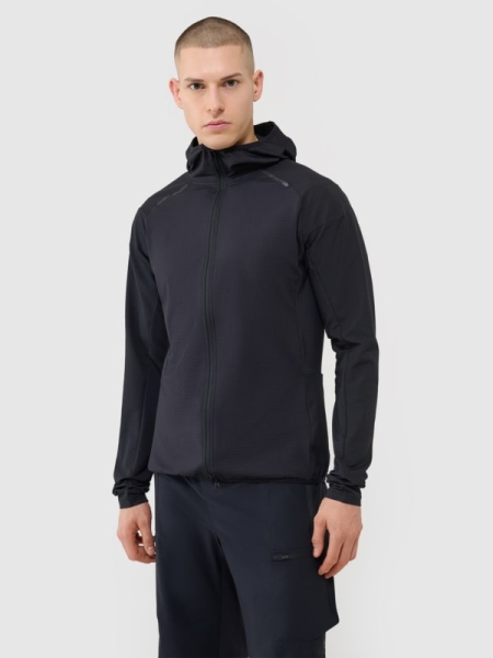 Sweatshirt de ciclismo de secagem rápida para homem - preto 4FWSS25TFSWM483 preto