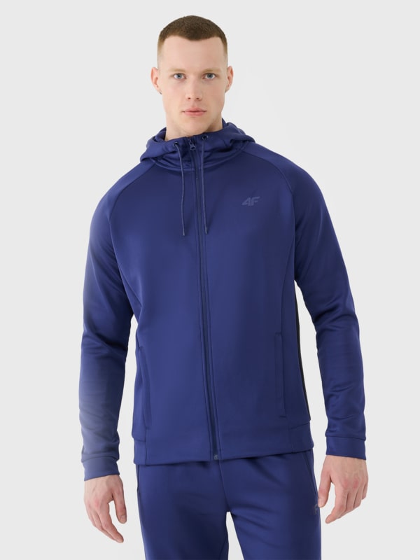 Sweatshirt de treino de secagem rápida para homem - azul marinho 4FWSS25TFSWM513 azul marinho
