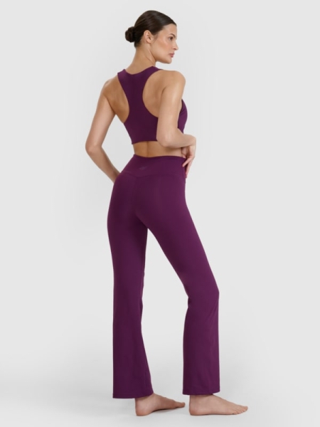 Leggings de ioga largas para mulher - púrpura 4FWSS25TFTIF324 violeta