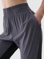 Calças de Corrida de Secagem Rápida para Mulher - Cinzento - 4FWSS25TFTRM0793