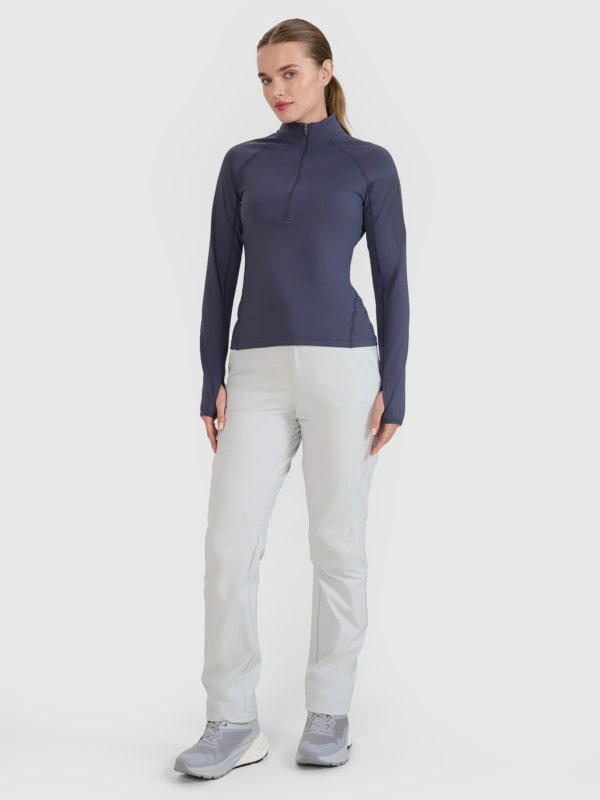 Calças Trekking Quick Dry para Mulher - Cinzento - 4FWSS25TFTRF0796