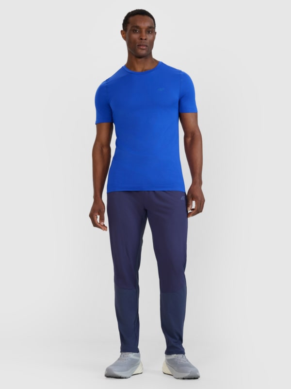 Calças de Corrida de Secagem Rápida para Homem - Cinzento - 4FWSS25TFTRM0793