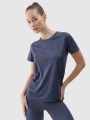 T-shirt de corrida regular para mulher - cinzenta 4FWSS25TFTSF1265 cinzenta