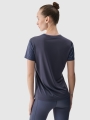 T-shirt de corrida regular para mulher - cinzenta 4FWSS25TFTSF1265 cinzenta