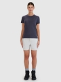 T-shirt de trekking para mulher em lã Merino - cinzenta 4FWSS25TFTSF1269 cinzenta