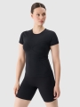 T-shirt de ioga de secagem rápida para mulher - preto 4FWSS25TFTSF1270 preto