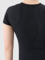 T-shirt de ioga de secagem rápida para mulher - preto 4FWSS25TFTSF1270 preto