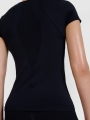 T-shirt de ioga de secagem rápida para mulher - preto 4FWSS25TFTSF1270 preto