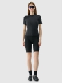 T-shirt de ciclismo de secagem rápida para mulher - preto 4FWSS25TFTSF1291 preto