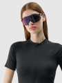 T-shirt de ciclismo de secagem rápida para mulher - preto 4FWSS25TFTSF1291 preto