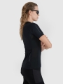 Camisola de Ciclismo Quick Dry com Fecho de Correr para Mulher - Preto - 4FWSS25TFTSF1291 