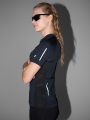 Camisola de Ciclismo Quick Dry com Fecho de Correr para Mulher - Preto - 4FWSS25TFTSF1291 