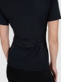 T-shirt de ciclismo de secagem rápida para mulher - preto 4FWSS25TFTSF1291 preto