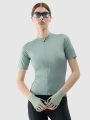 T-shirt de ciclismo de secagem rápida para mulher - turquesa 4FWSS25TFTSF1291 turquesa