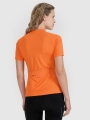 T-shirt de ciclismo de secagem rápida para mulher - laranja 4FWSS25TFTSF1291 laranja