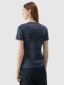 T-shirt de ciclismo de secagem rápida para mulher - preto 4FWSS25TFTSF1292 preto