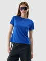 T-shirt de ciclismo de secagem rápida para mulher - azul 4FWSS25TFTSF1433 azul