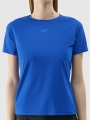 T-shirt de ciclismo de secagem rápida para mulher - azul 4FWSS25TFTSF1433 azul